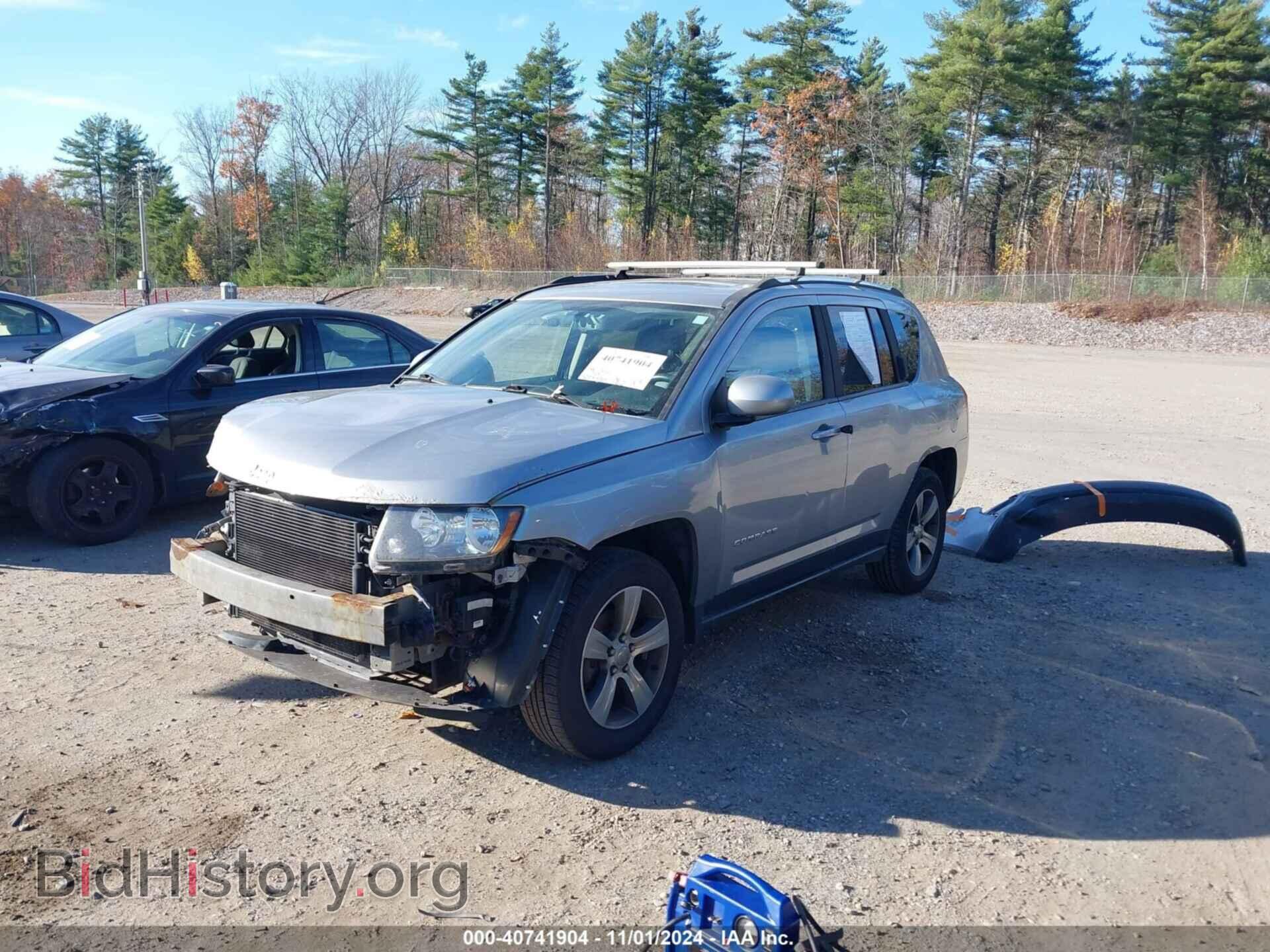 2016 JEEP COMPASS - VIN: 1C4NJDEB4GD673218 - Фото 2