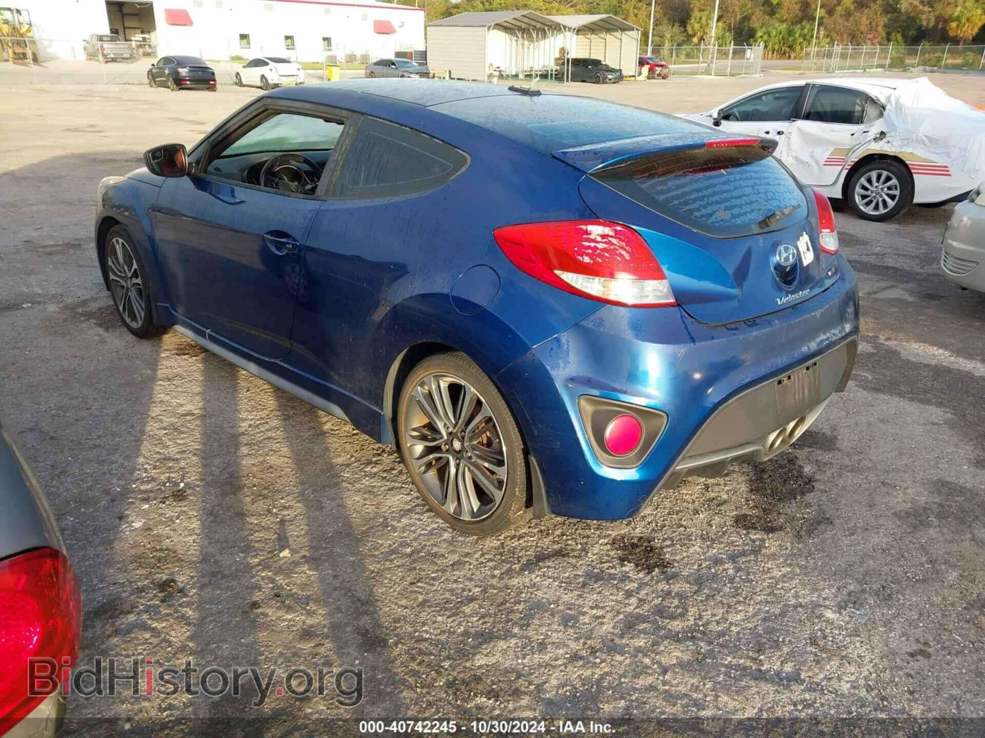 2016 HYUNDAI VELOSTER - VIN: KMHTC6AE4GU288380 - Фото 3