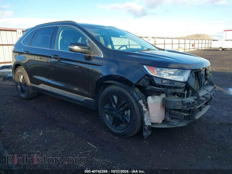 2015 Ford EDGE SEL (VIN 2FMTK4J87FBB42545) — фото 1 из 18, IAAI, повреждение: передняя часть