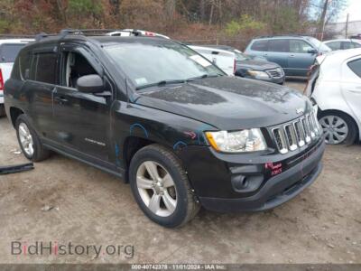 2014 Jeep COMPASS Sport, черный — VIN 1C4NJDBB4ED828447, IAAI