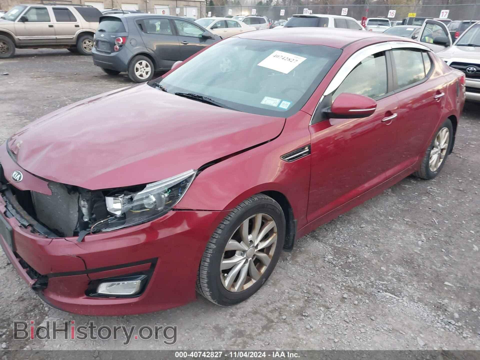 2015 KIA OPTIMA - VIN: 5XXGN4A76FG413454 - Фото 2