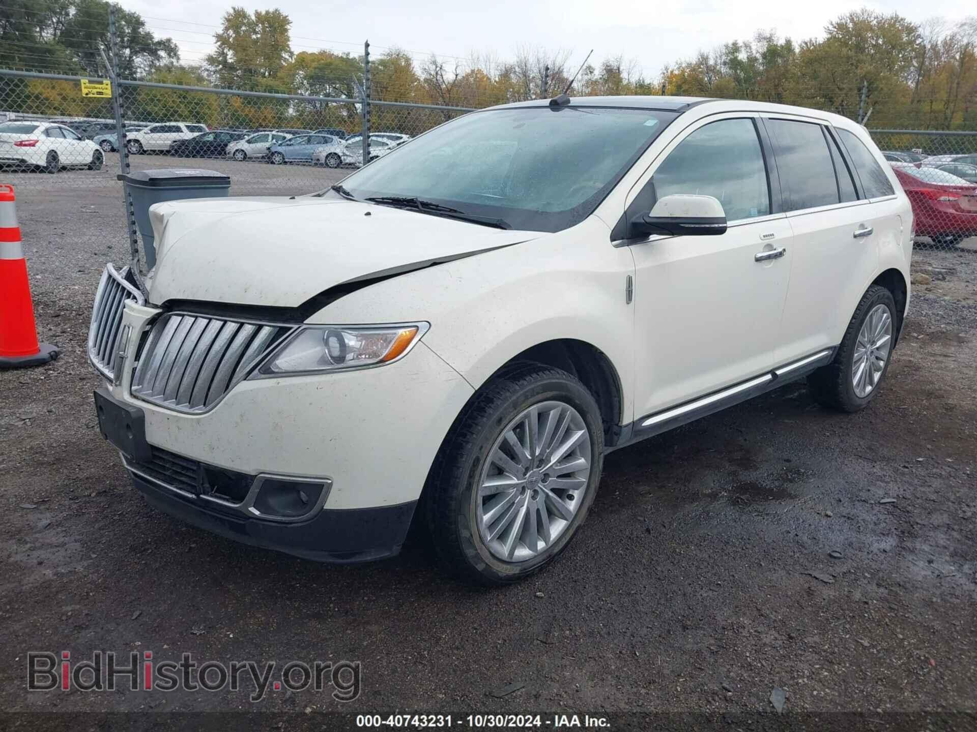 2013 LINCOLN MKX - VIN: 2LMDJ8JK7DBL46287 - Фото 2