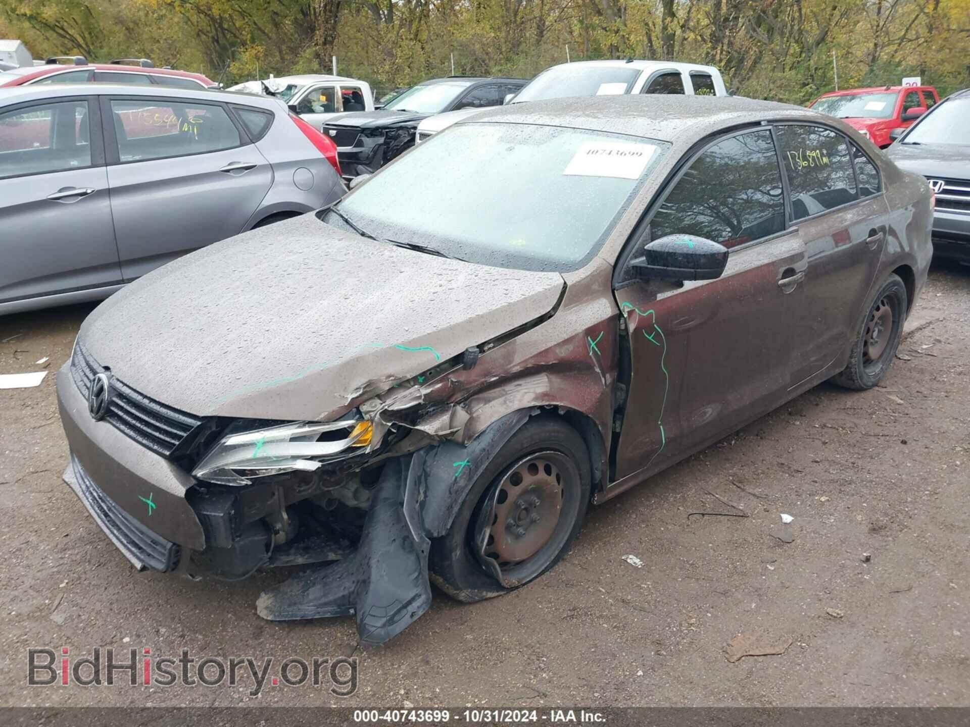 2014 VOLKSWAGEN JETTA - VIN: 3VW3L7AJ2EM326811 - Фото 2