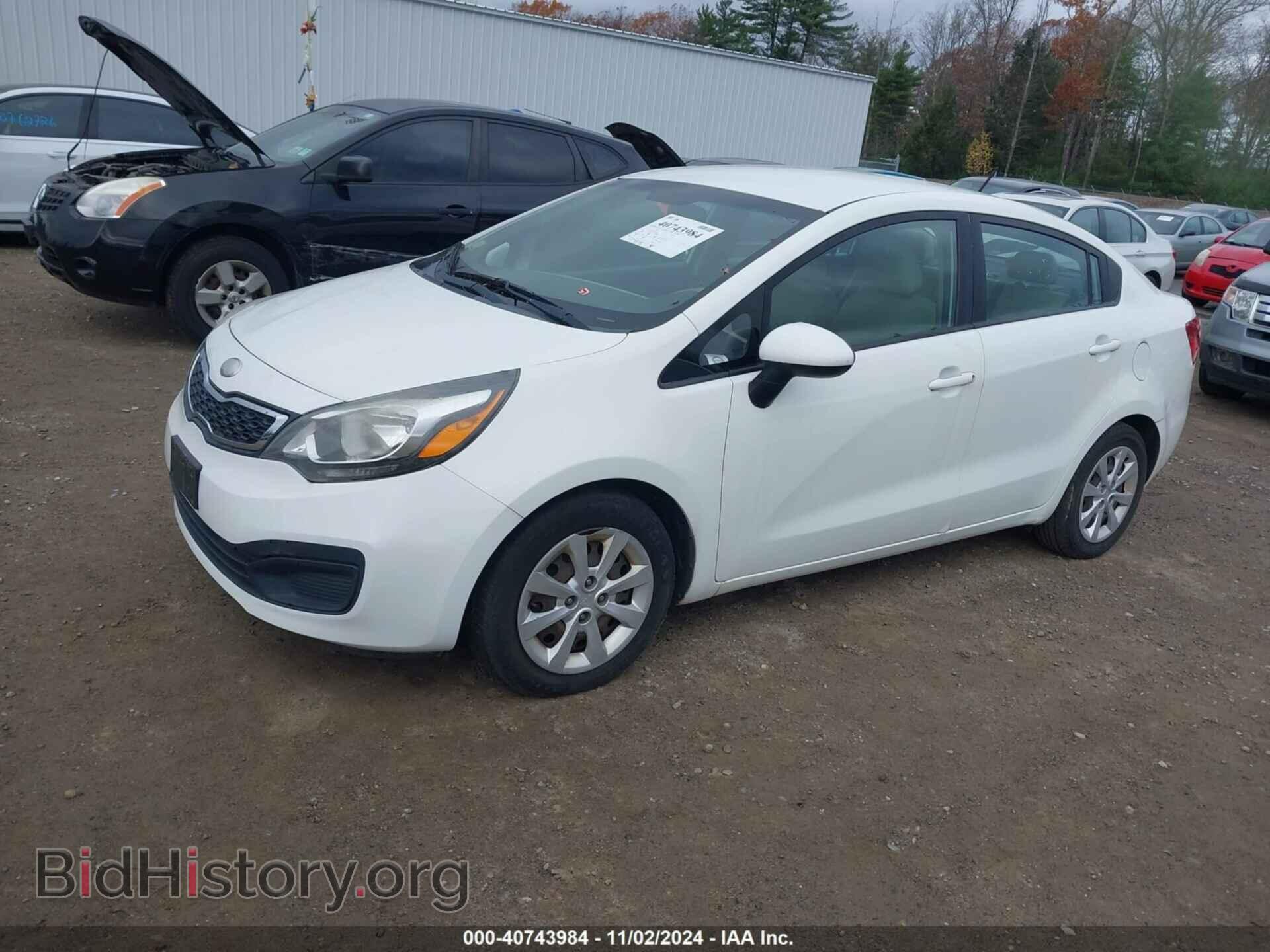 2013 KIA RIO - VIN: KNADN4A31D6243237 - Фото 2