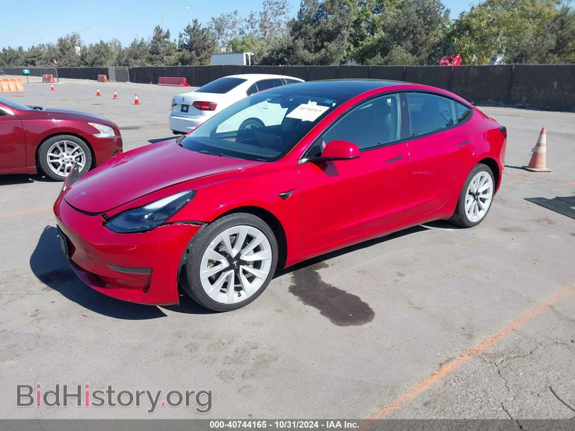 2022 TESLA MODEL 3 - VIN: 5YJ3E1EA2NF190141 - Фото 2