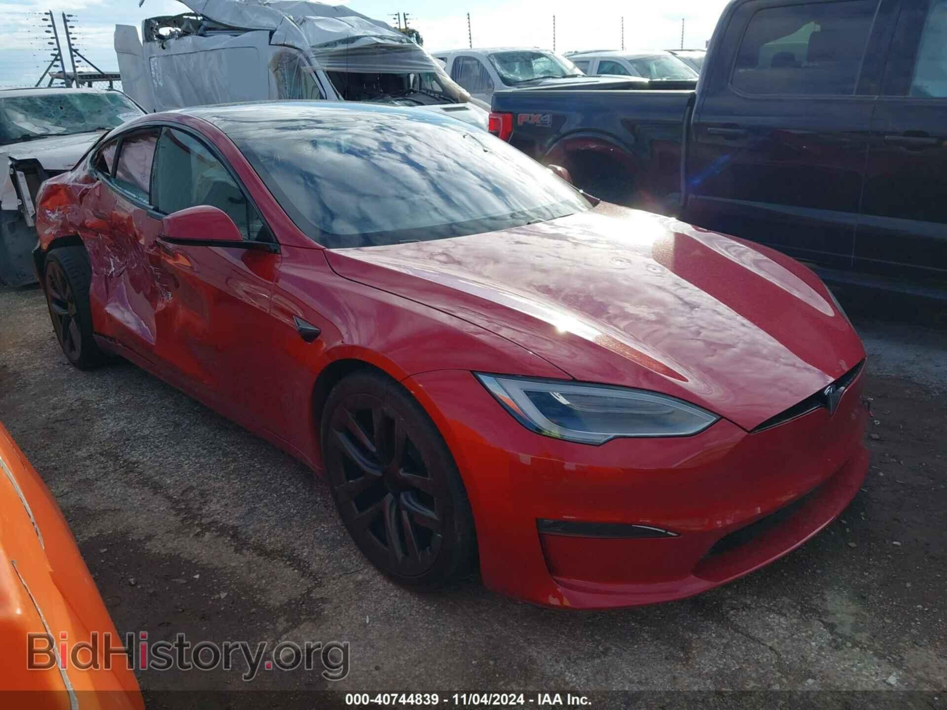 Photo 5YJSA1E60MF437691 - TESLA MODEL S 2021