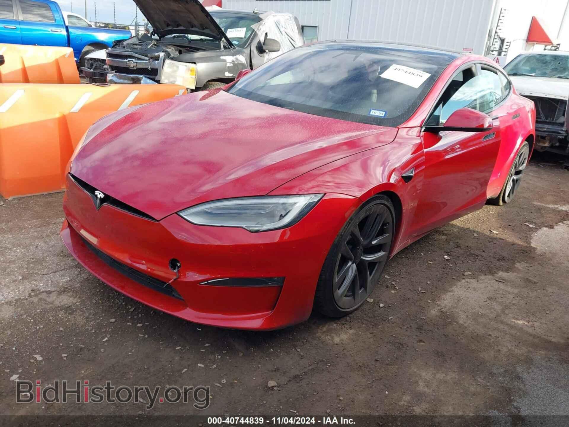 2021 TESLA MODEL S - VIN: 5YJSA1E60MF437691 - Фото 2