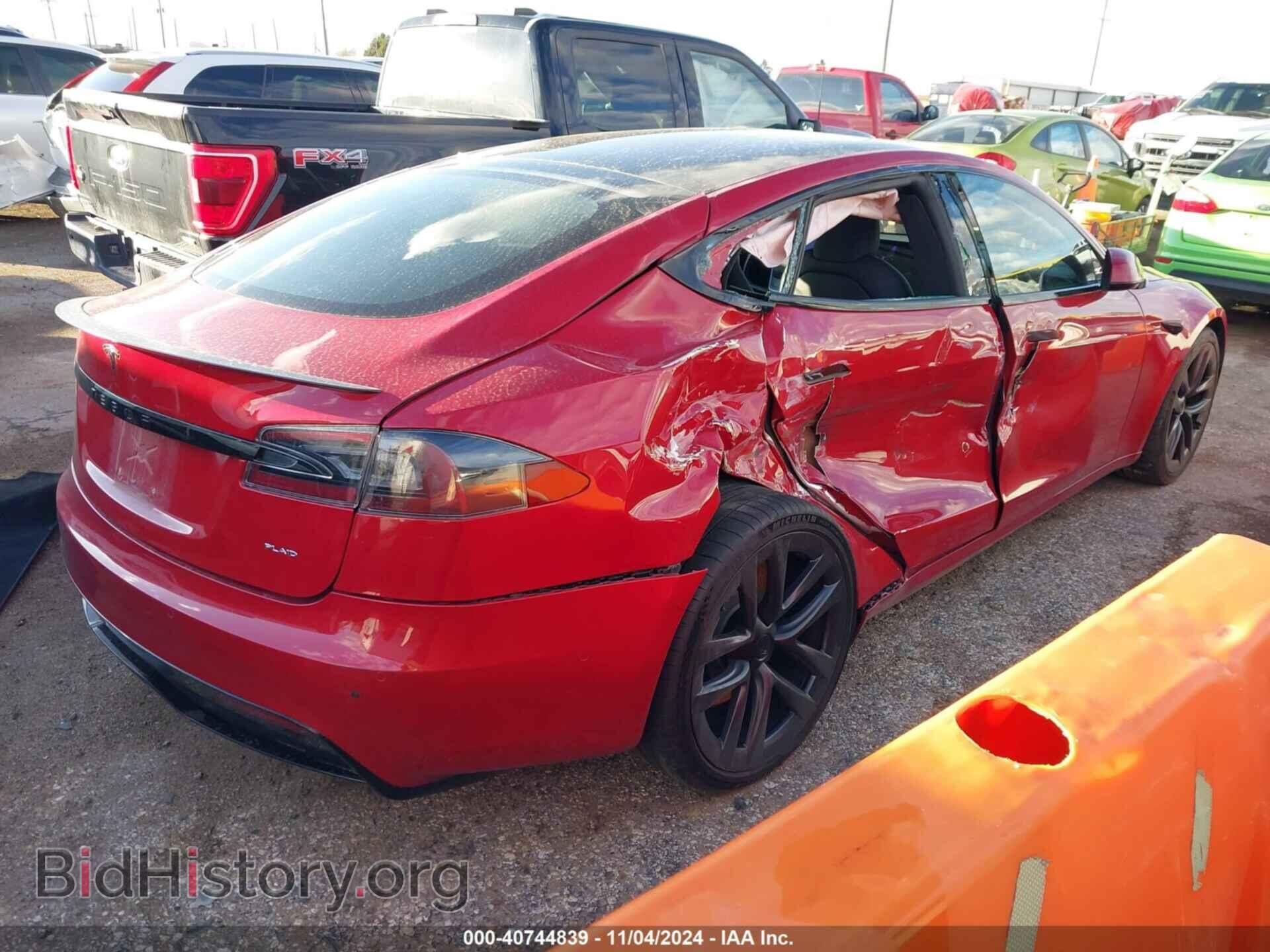 2021 TESLA MODEL S - VIN: 5YJSA1E60MF437691 - Фото 4