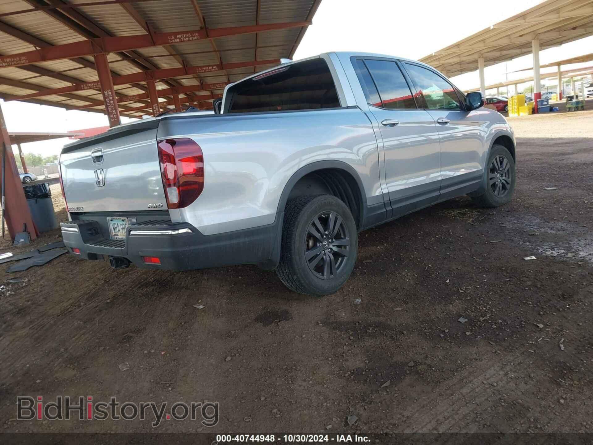 2019 HONDA RIDGELINE - VIN: 5FPYK3F10KB038452 - Фото 4
