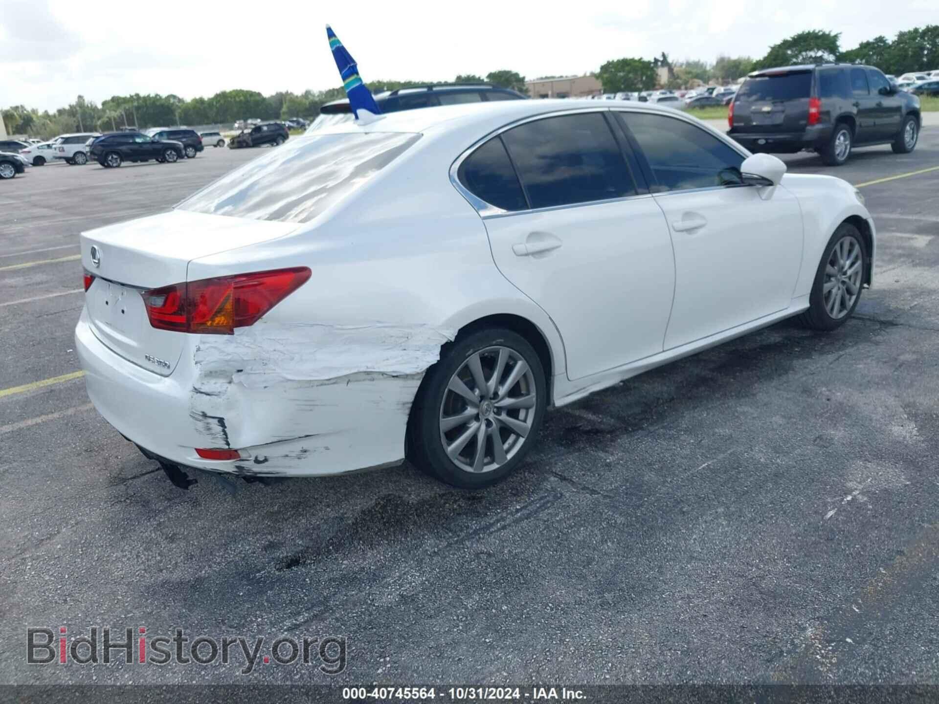 2014 LEXUS GS 350 - VIN: JTHBE1BL2E5042007 - Фото 4