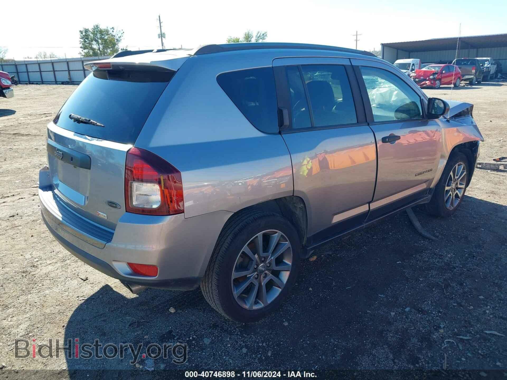 2016 JEEP COMPASS - VIN: 1C4NJDBB8GD697767 - Фото 4