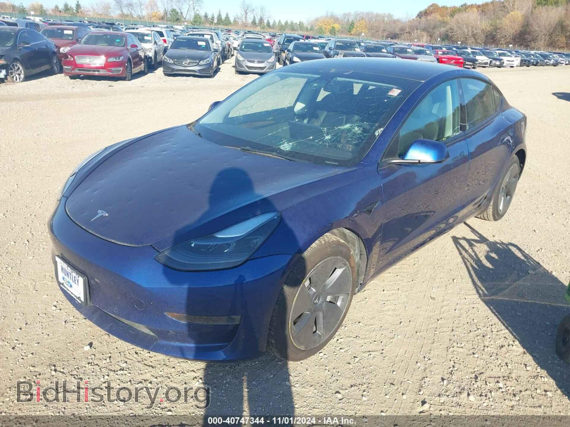 2022 TESLA MODEL 3 - VIN: 5YJ3E1EB7NF118277 - Фото 2