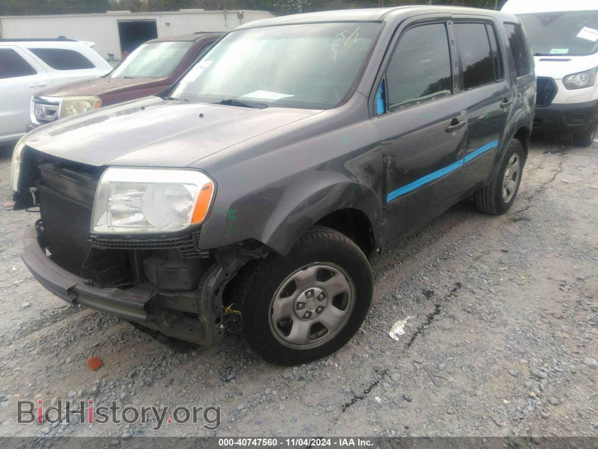 2012 HONDA PILOT - VIN: 5FNYF3H22CB032947 - Фото 2