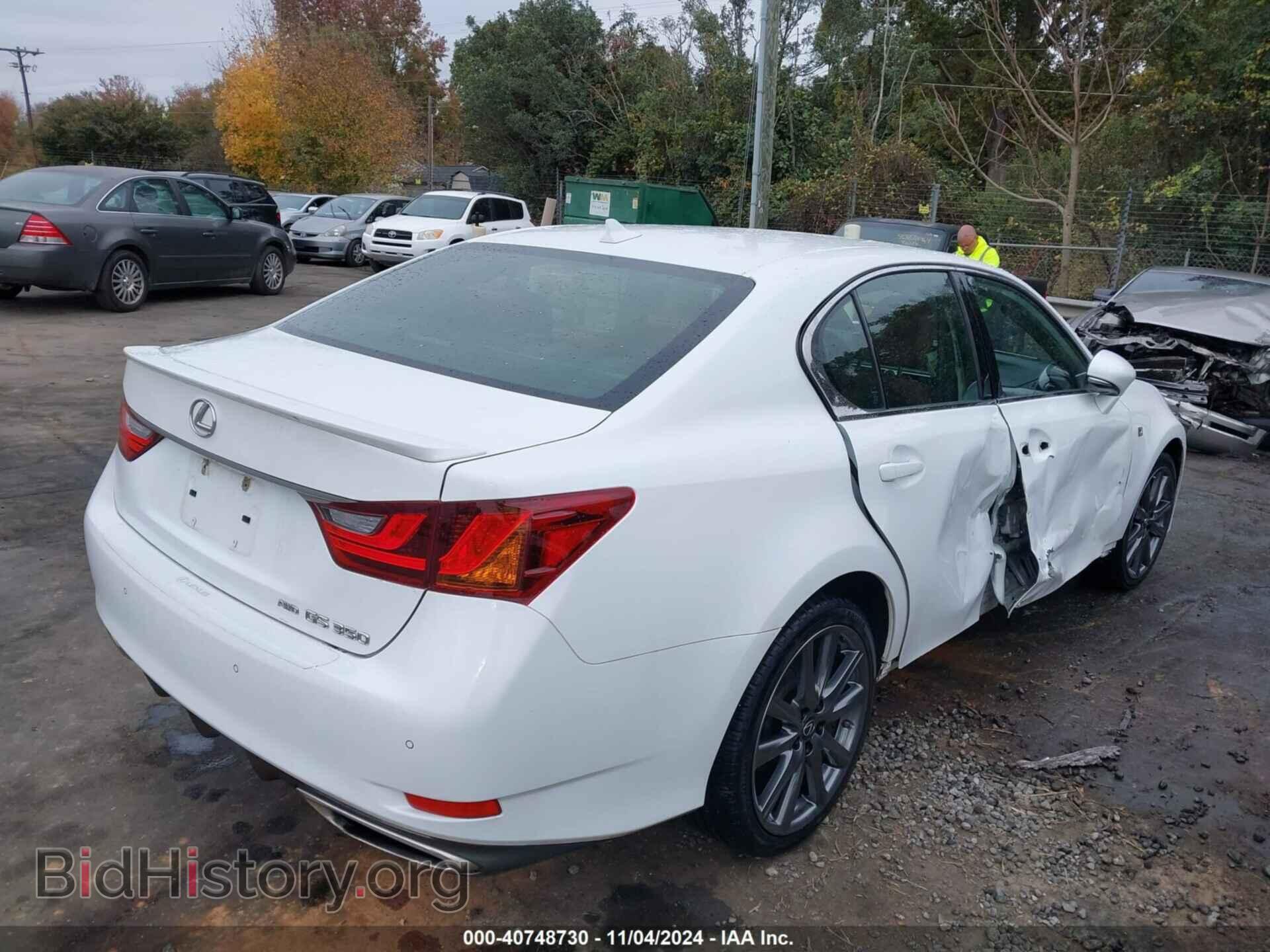 2014 LEXUS GS 350 - VIN: JTHCE1BL4E5020353 - Фото 4