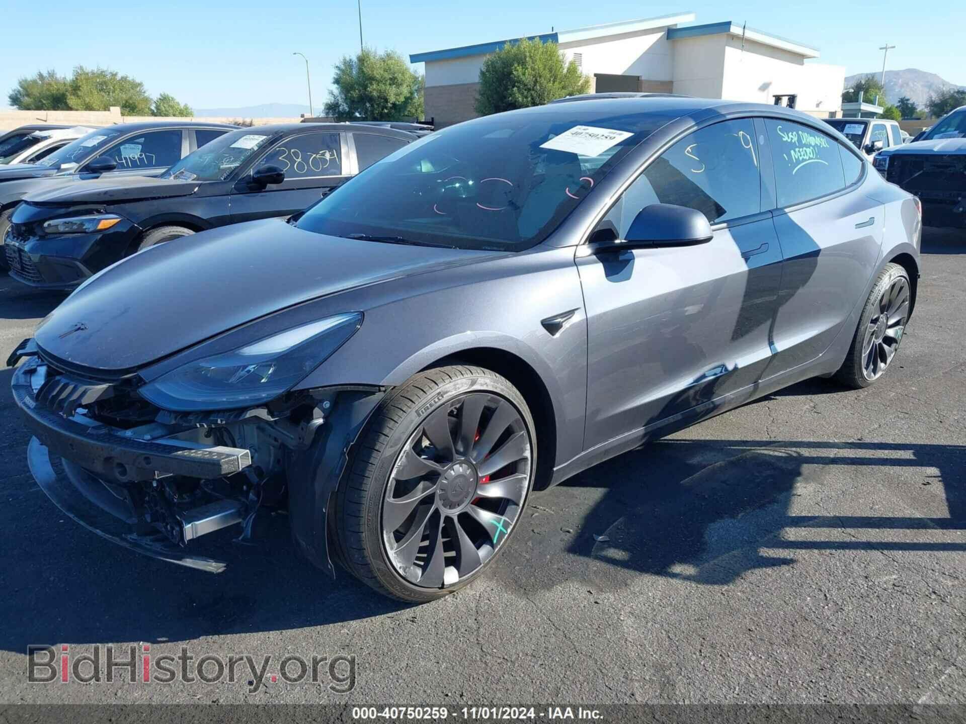 2023 TESLA MODEL 3 - VIN: 5YJ3E1EC0PF701558 - Фото 2