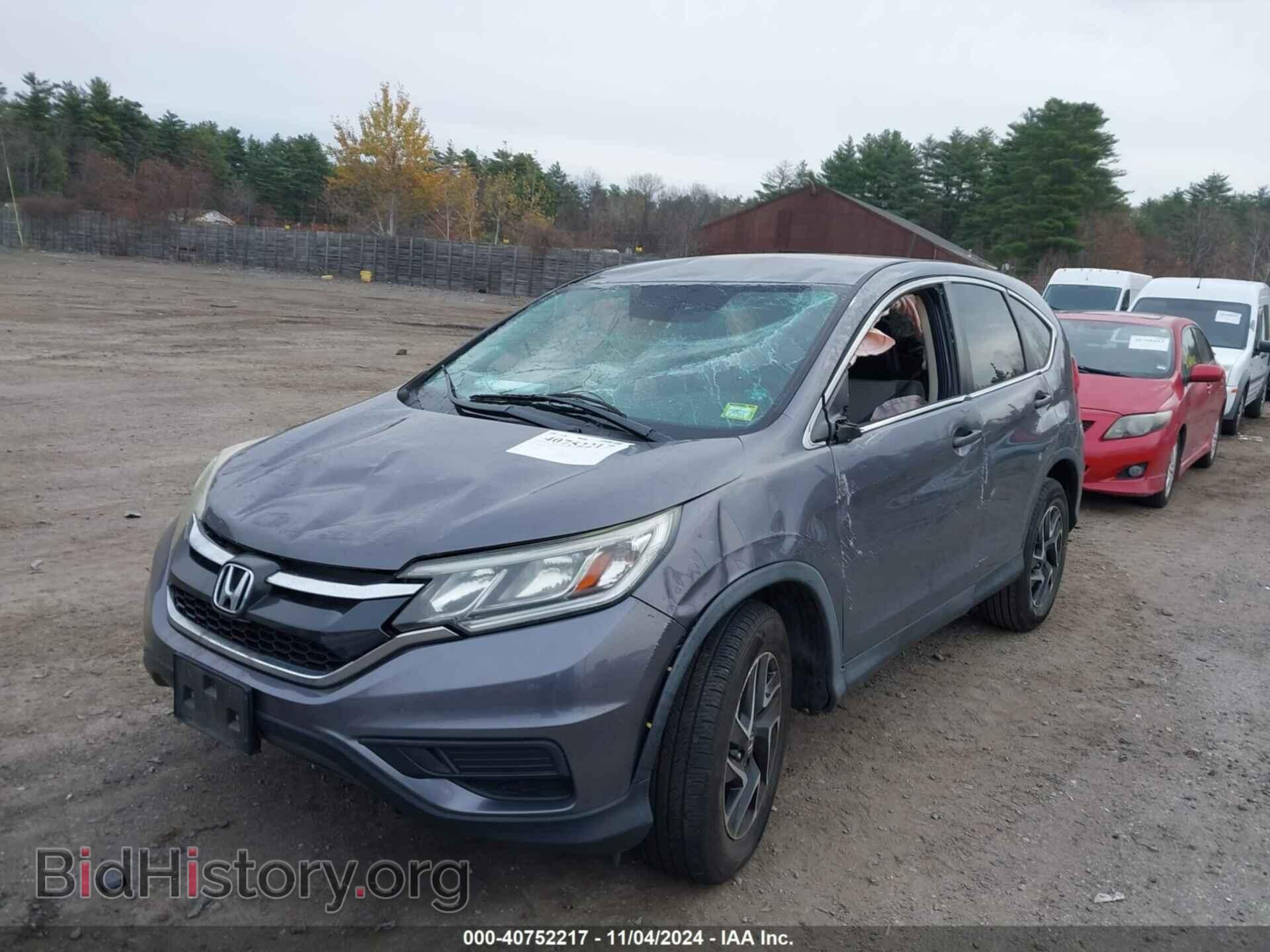 2016 HONDA CR-V - VIN: 5J6RM4H43GL084327 - Фото 2