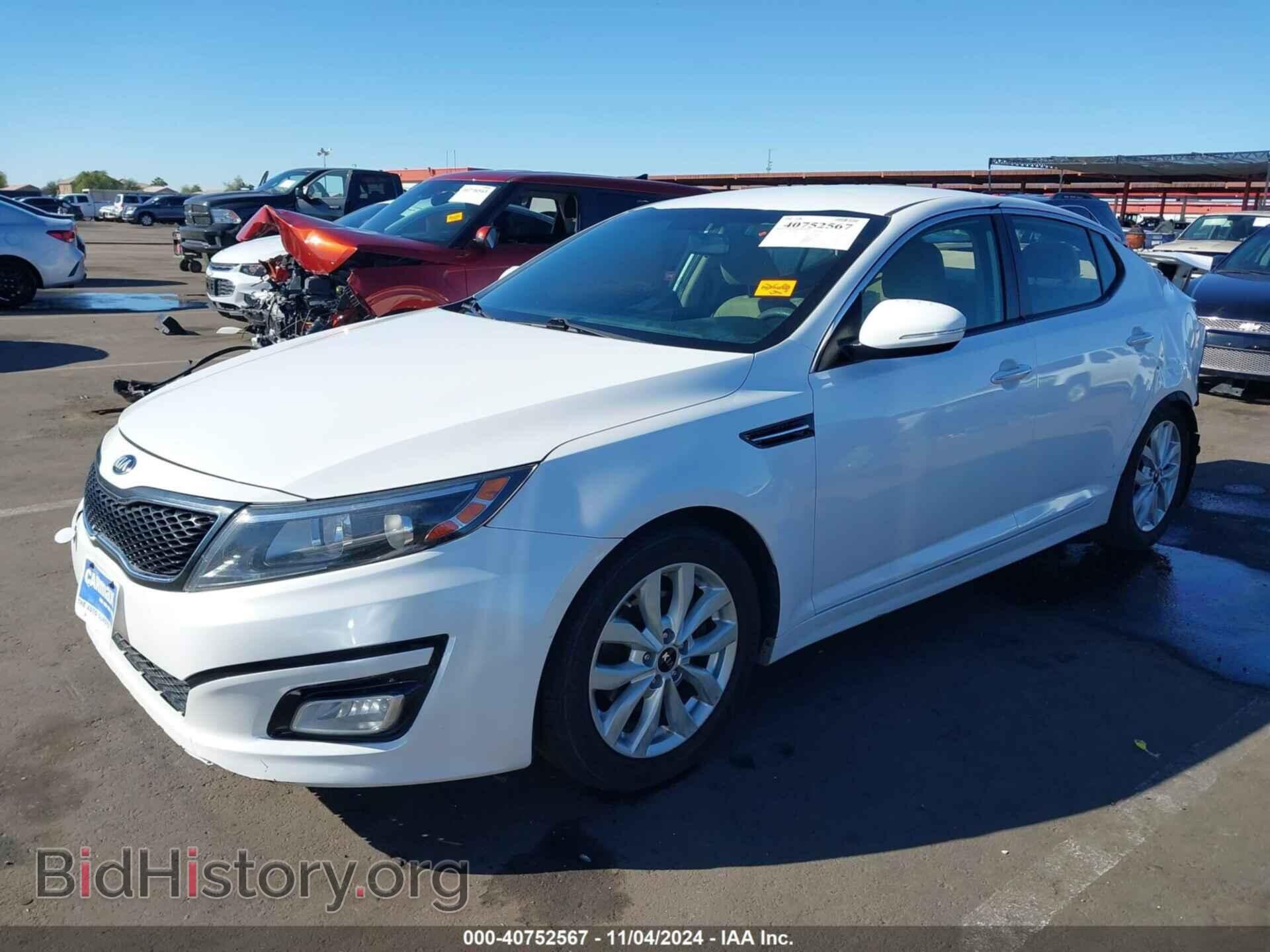2015 KIA OPTIMA - VIN: KNAGM4A70F5617994 - Фото 2