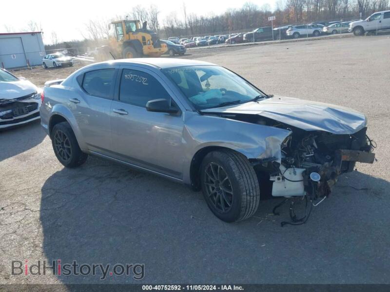 2013 Dodge AVENGER SE V6 (VIN 1C3CDZAG5DN771522) — photo 1 of 16, IAAI, damage: front end