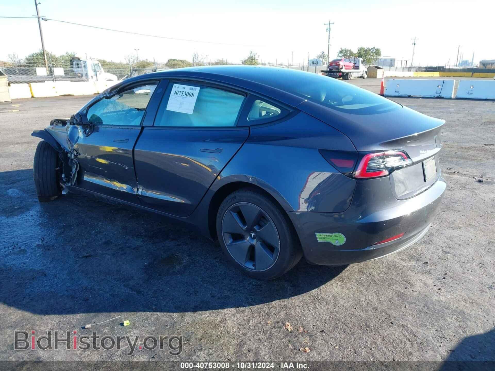 2022 TESLA MODEL 3 - VIN: 5YJ3E1EBXNF164816 - Фото 3