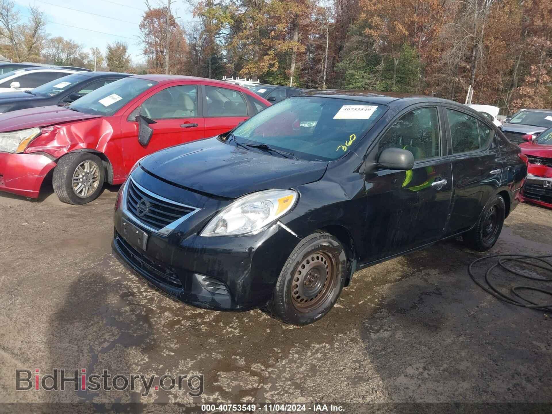 2012 NISSAN VERSA - VIN: 3N1CN7AP1CL829883 - Фото 2