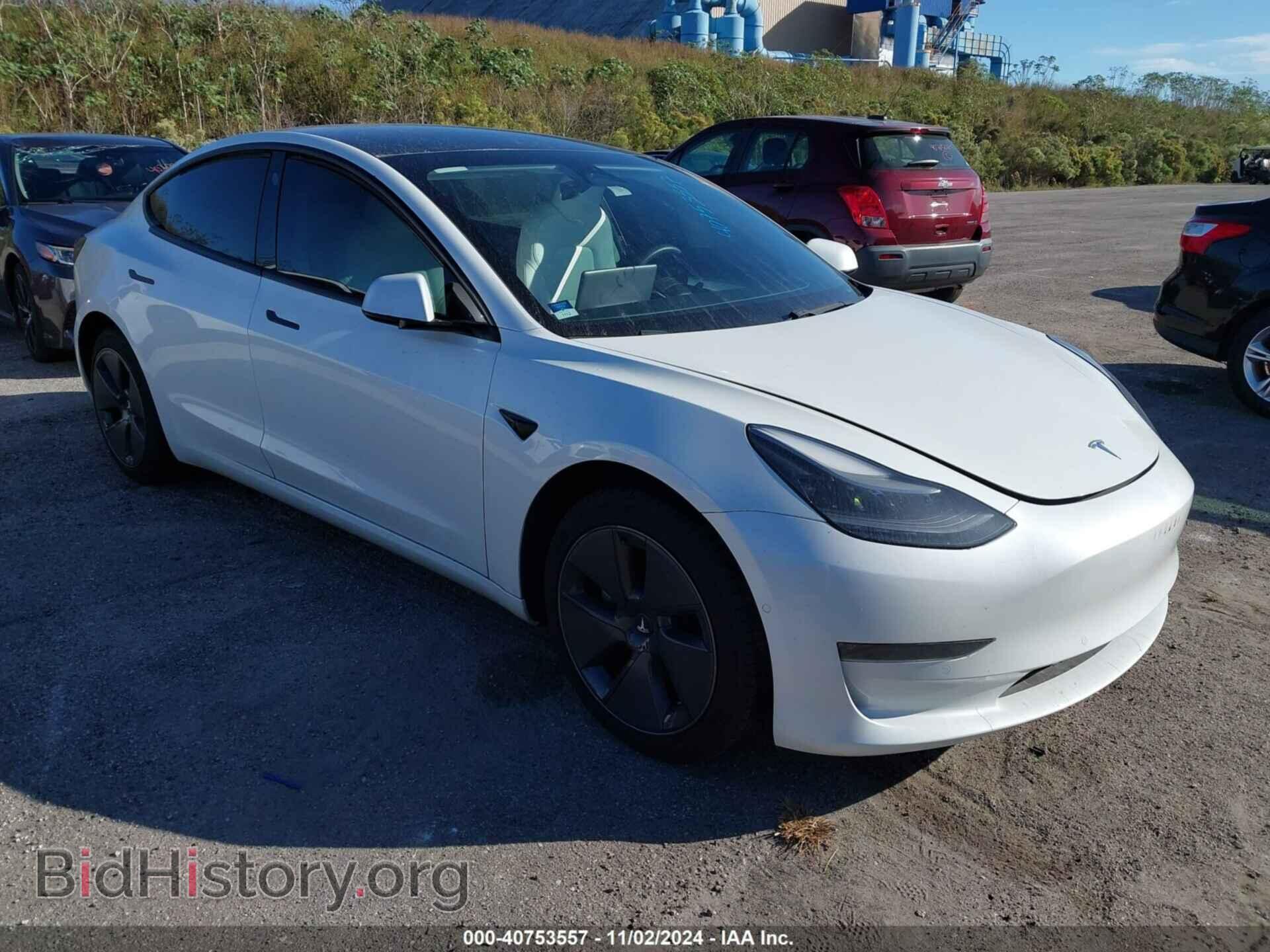 Photo 5YJ3E1EA5MF048283 - TESLA MODEL 3 2021