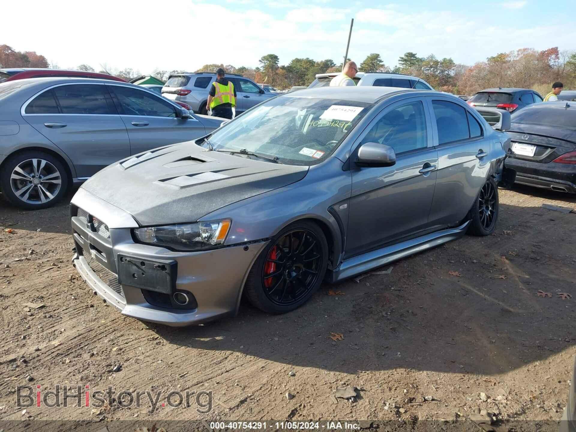 2014 MITSUBISHI LANCER EVOLUTION - VIN: JA32W8FV3EU006852 - Фото 2