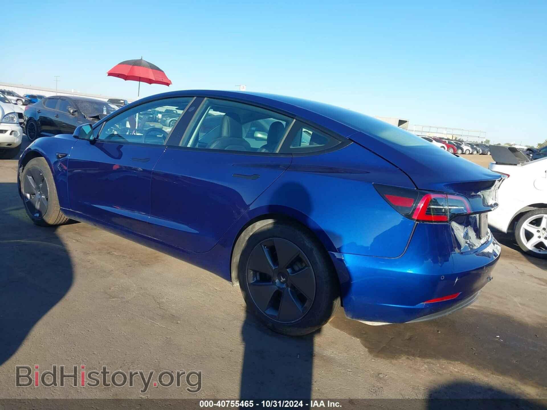 2022 TESLA MODEL 3 - VIN: 5YJ3E1EB6NF294155 - Фото 3