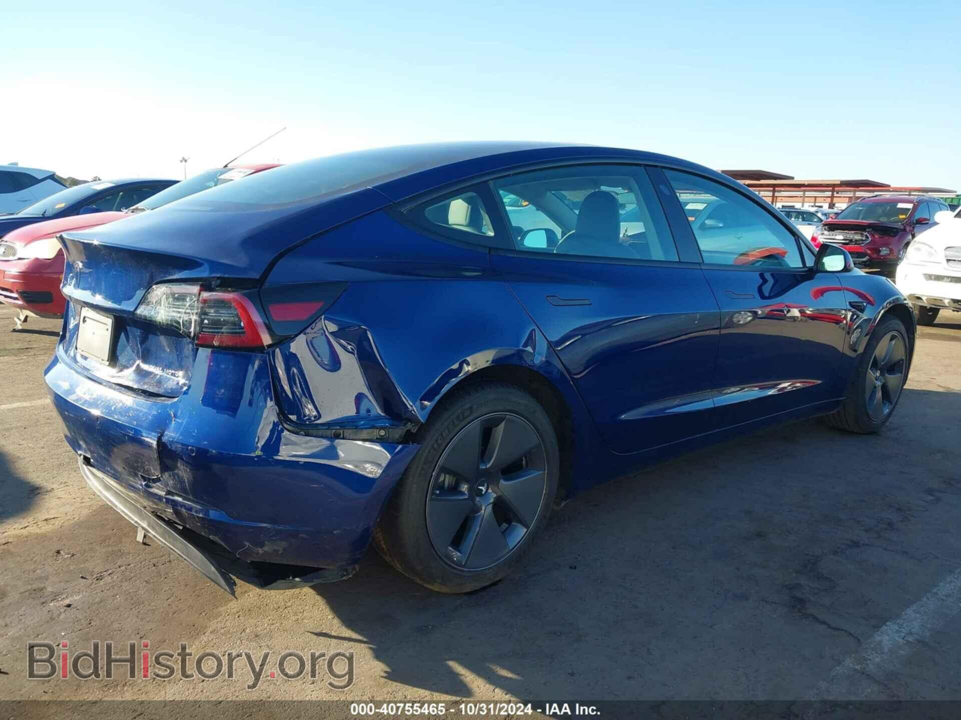 2022 TESLA MODEL 3 - VIN: 5YJ3E1EB6NF294155 - Фото 4