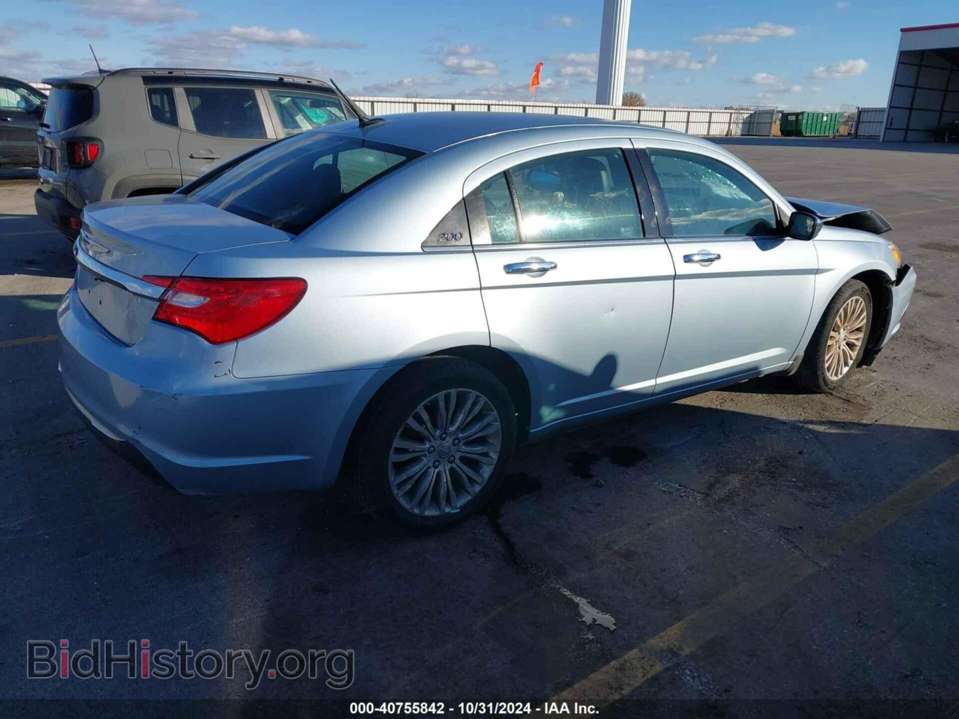 2012 CHRYSLER 200 - VIN: 1C3CCBCB3CN306487 - Фото 4