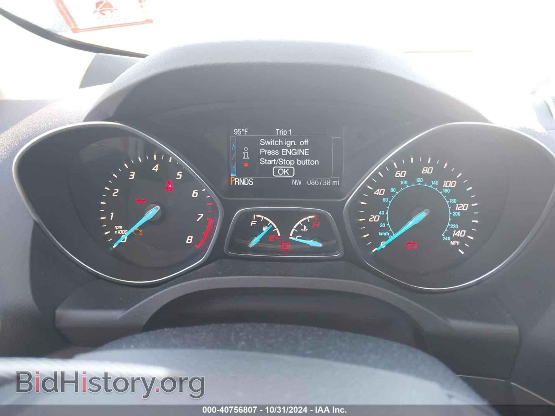 2014 FORD ESCAPE - VIN: 1FMCU9JXXEUC26463 - Фото 7