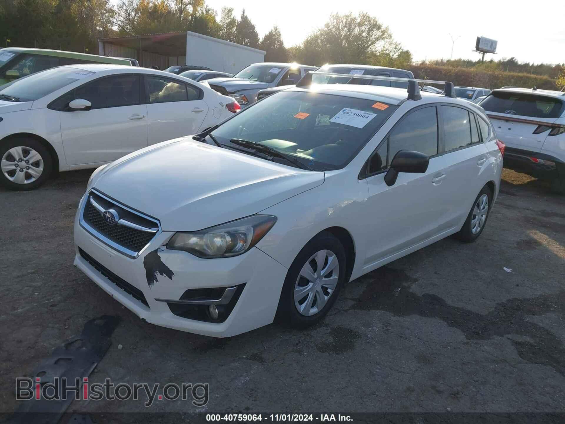 2016 SUBARU IMPREZA - VIN: JF1GPAA64G9232826 - Фото 2