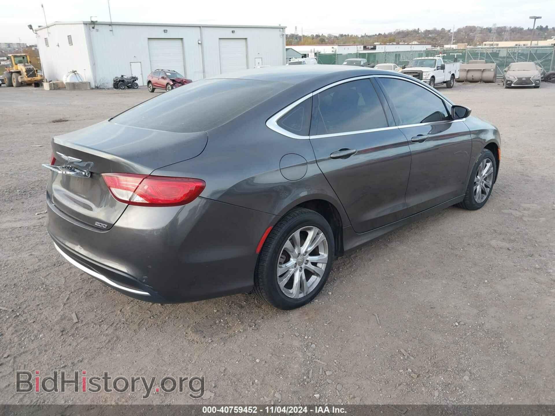 2016 CHRYSLER 200 - VIN: 1C3CCCAB0GN149337 - Фото 4