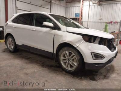 2015 Ford EDGE SEL, белый — VIN 2FMTK3J95FBC23479, IAAI