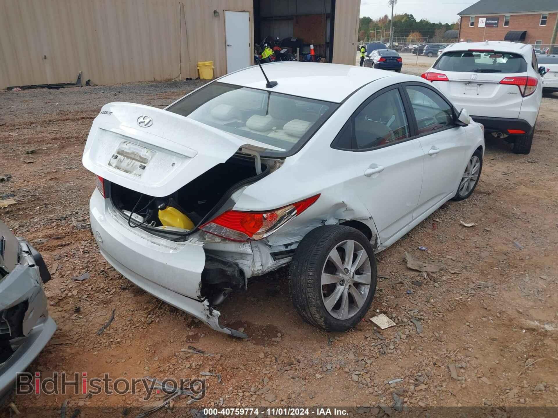 2014 HYUNDAI ACCENT - VIN: KMHCU4AE4EU766716 - Фото 4