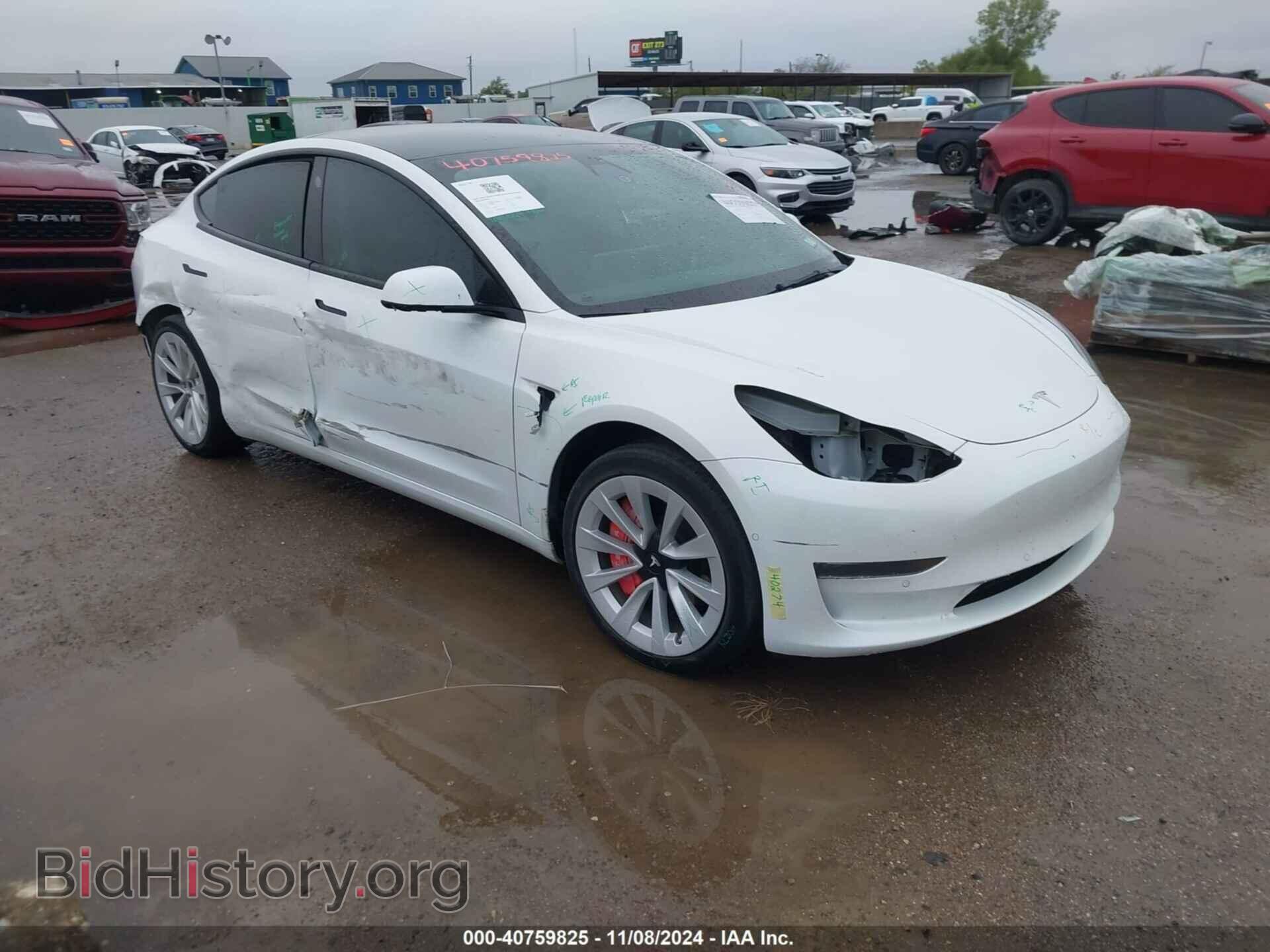 Photo 5YJ3E1EA7MF096643 - TESLA MODEL 3 2021