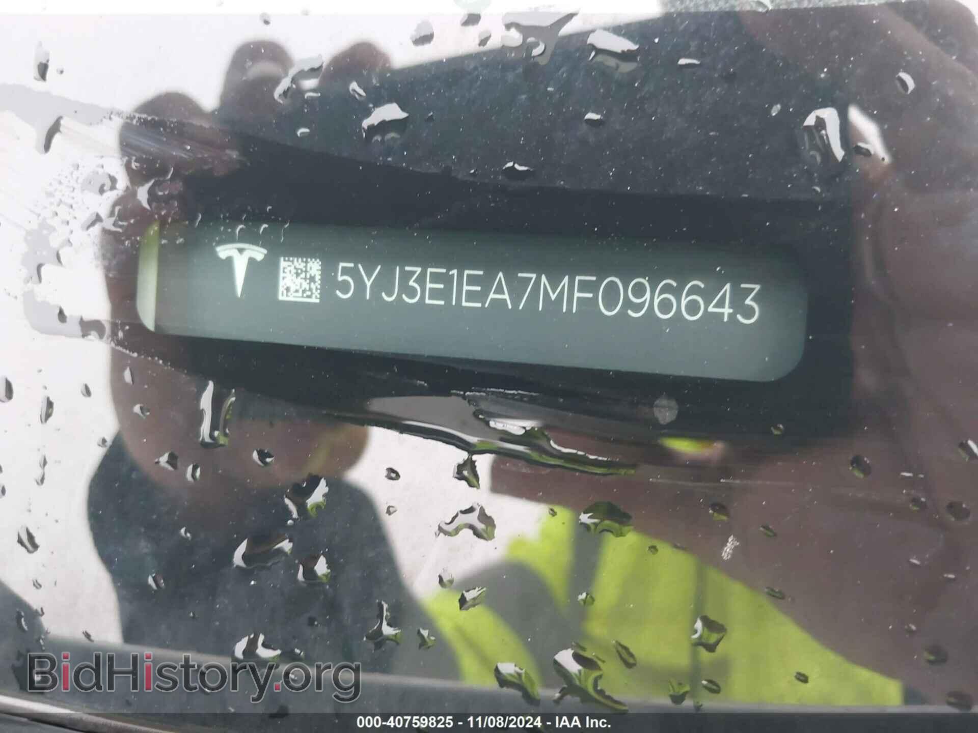 2021 TESLA MODEL 3 - VIN: 5YJ3E1EA7MF096643 - Фото 9