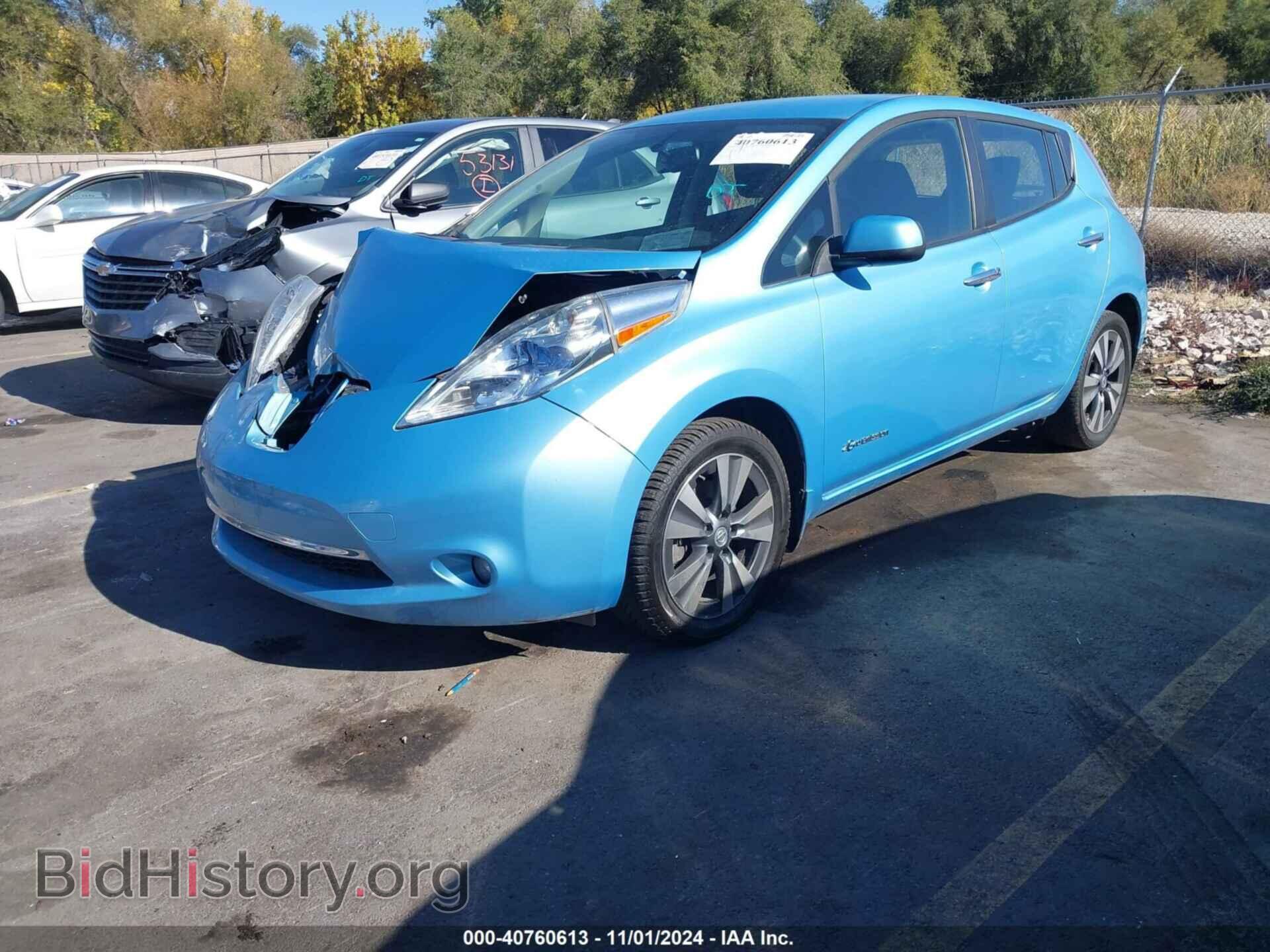 2015 NISSAN LEAF - VIN: 1N4AZ0CP6FC330077 - Фото 2