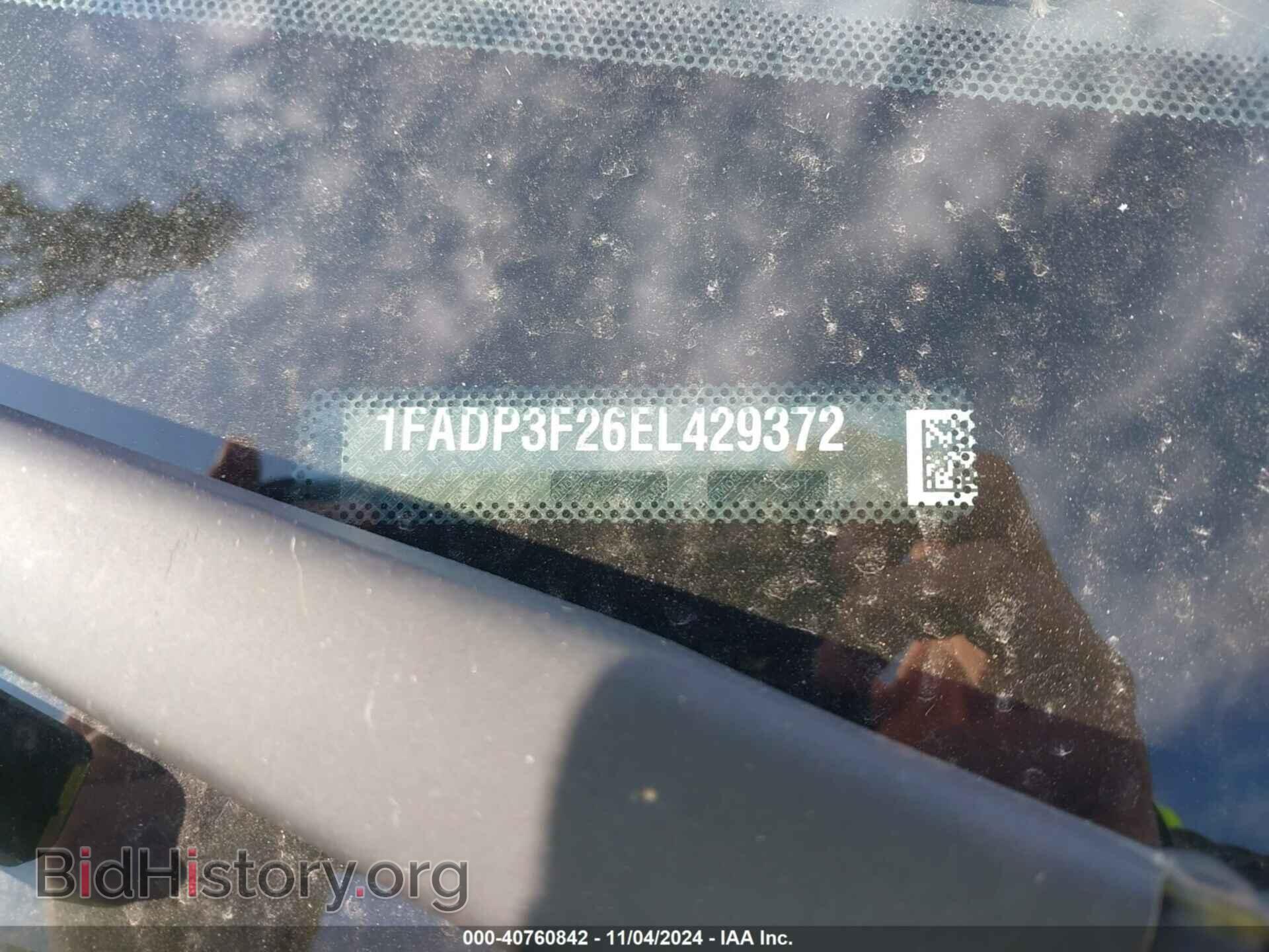 2014 FORD FOCUS - VIN: 1FADP3F26EL429372 - Фото 9