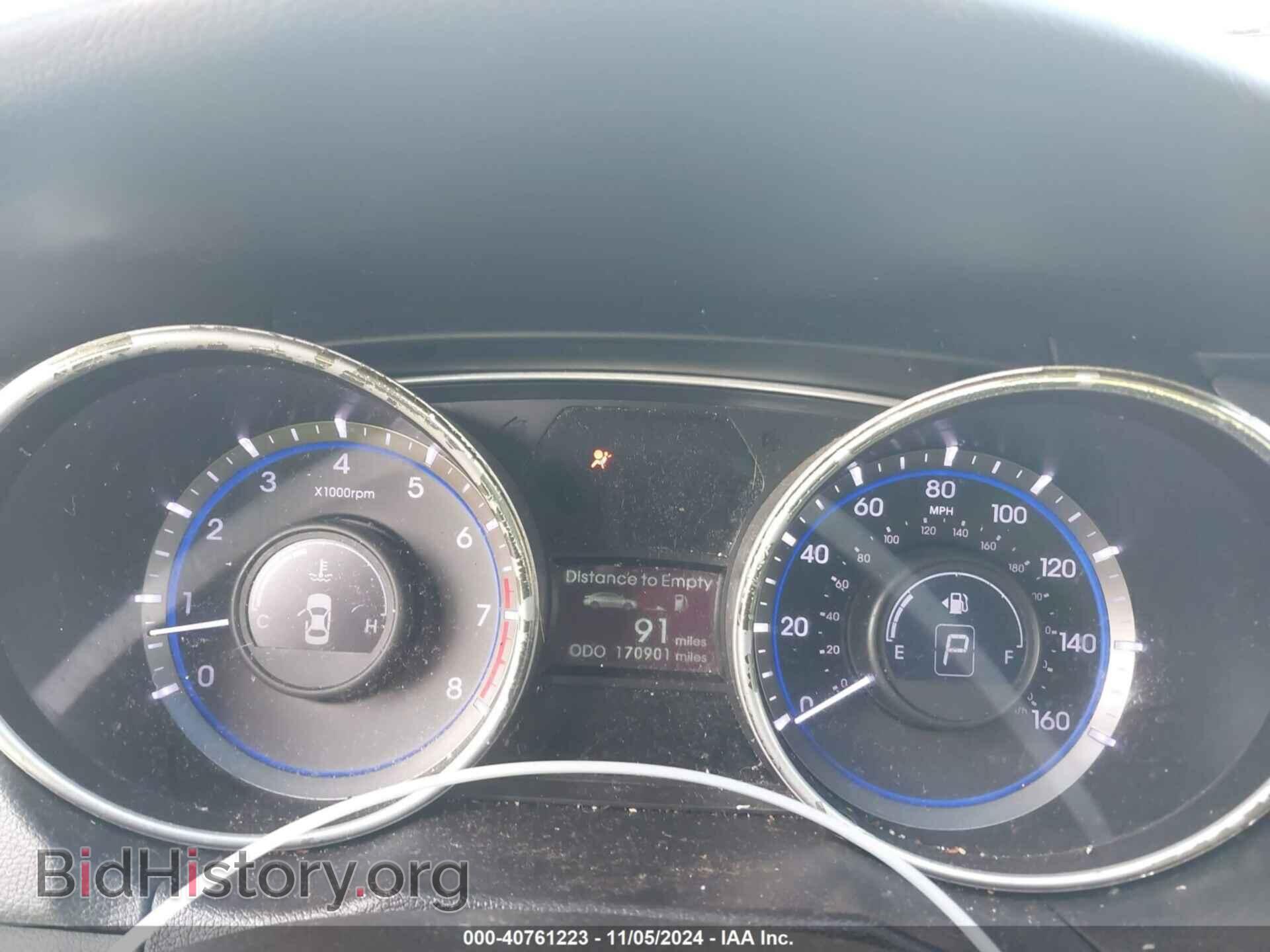 2012 HYUNDAI SONATA - VIN: 5NPEB4AC3CH480252 - Фото 7