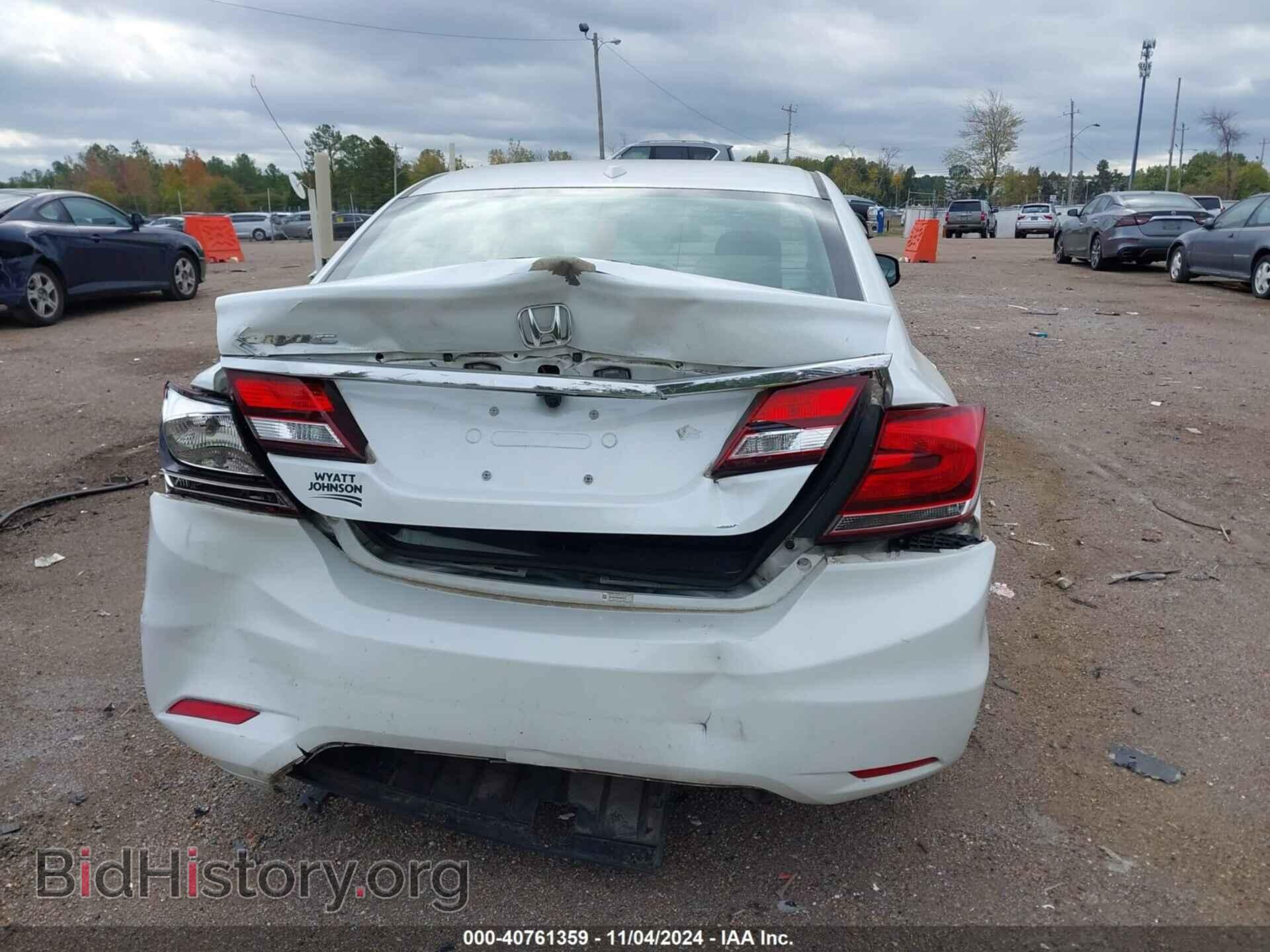 2013 HONDA CIVIC - VIN: 19XFB2F95DE003706 - Фото 6