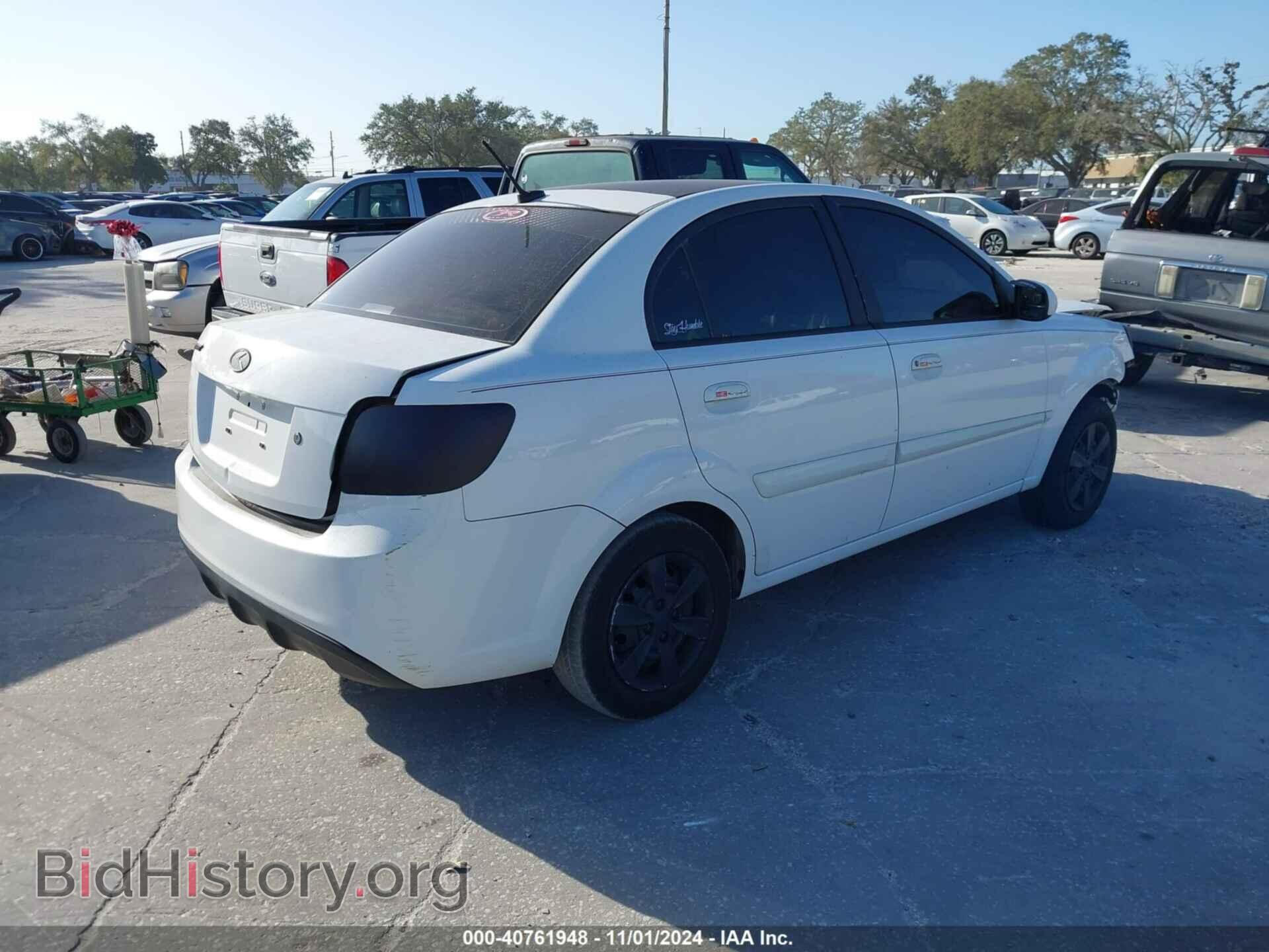 2010 KIA RIO - VIN: KNADH4A31A6627537 - Фото 4