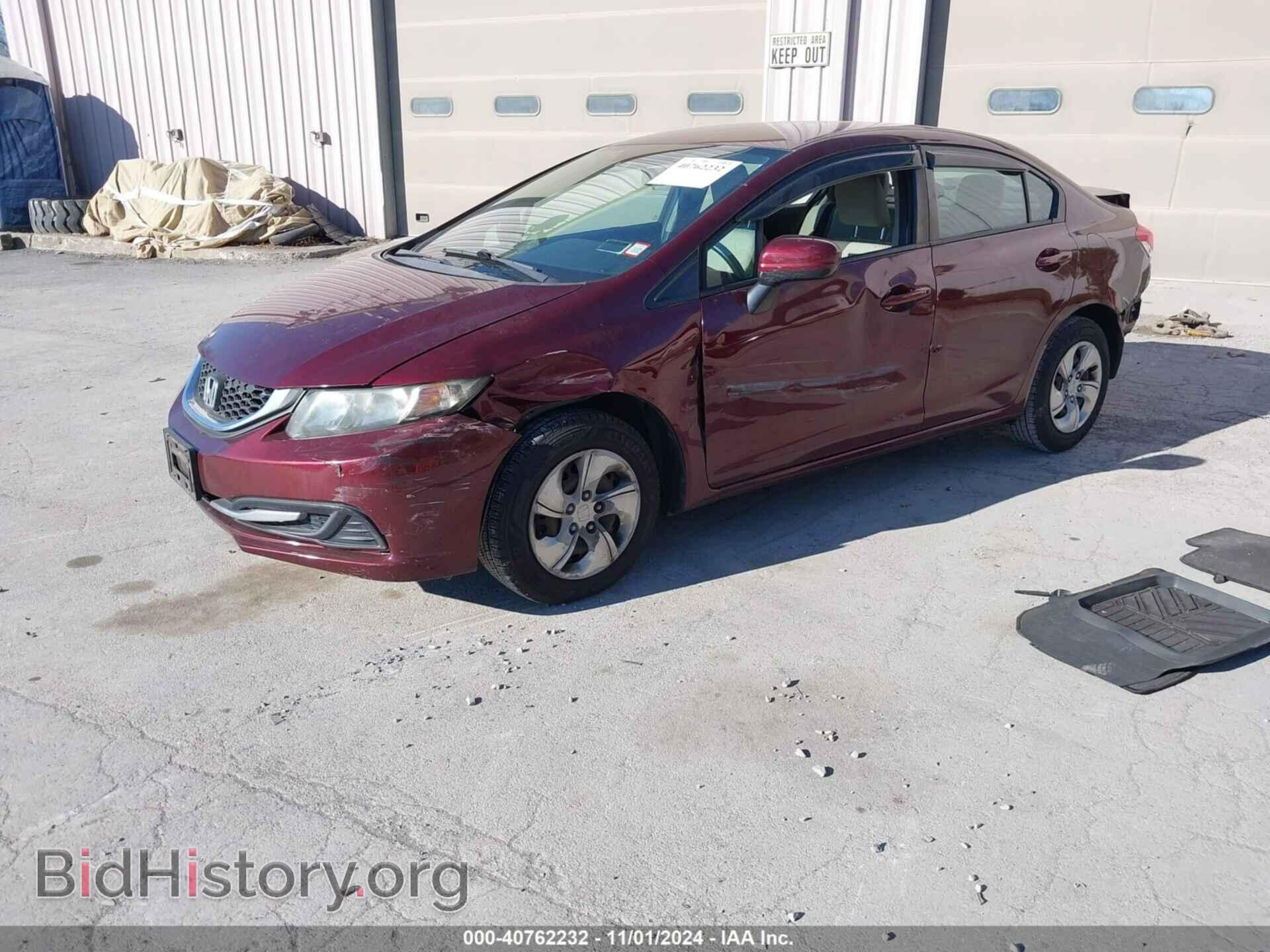 2014 HONDA CIVIC - VIN: 2HGFB2F50EH550676 - Фото 2