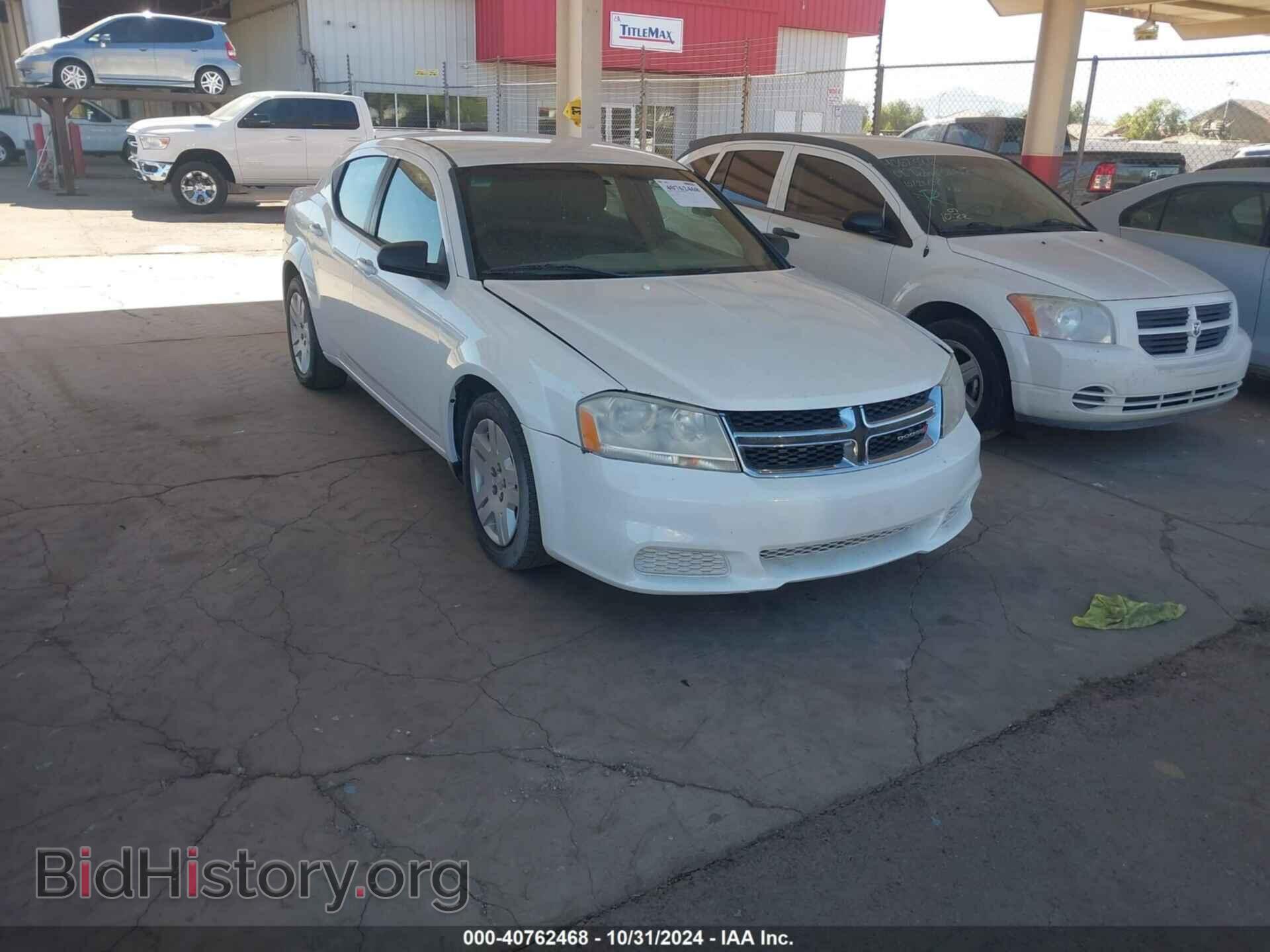 Photo 1C3CDZAB7CN331773 - DODGE AVENGER 2012