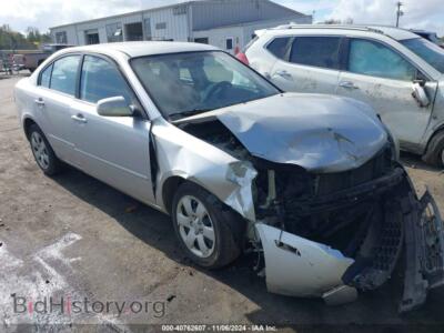 2007 Kia OPTIMA LX, серебристый — VIN KNAGE123875121995, IAAI