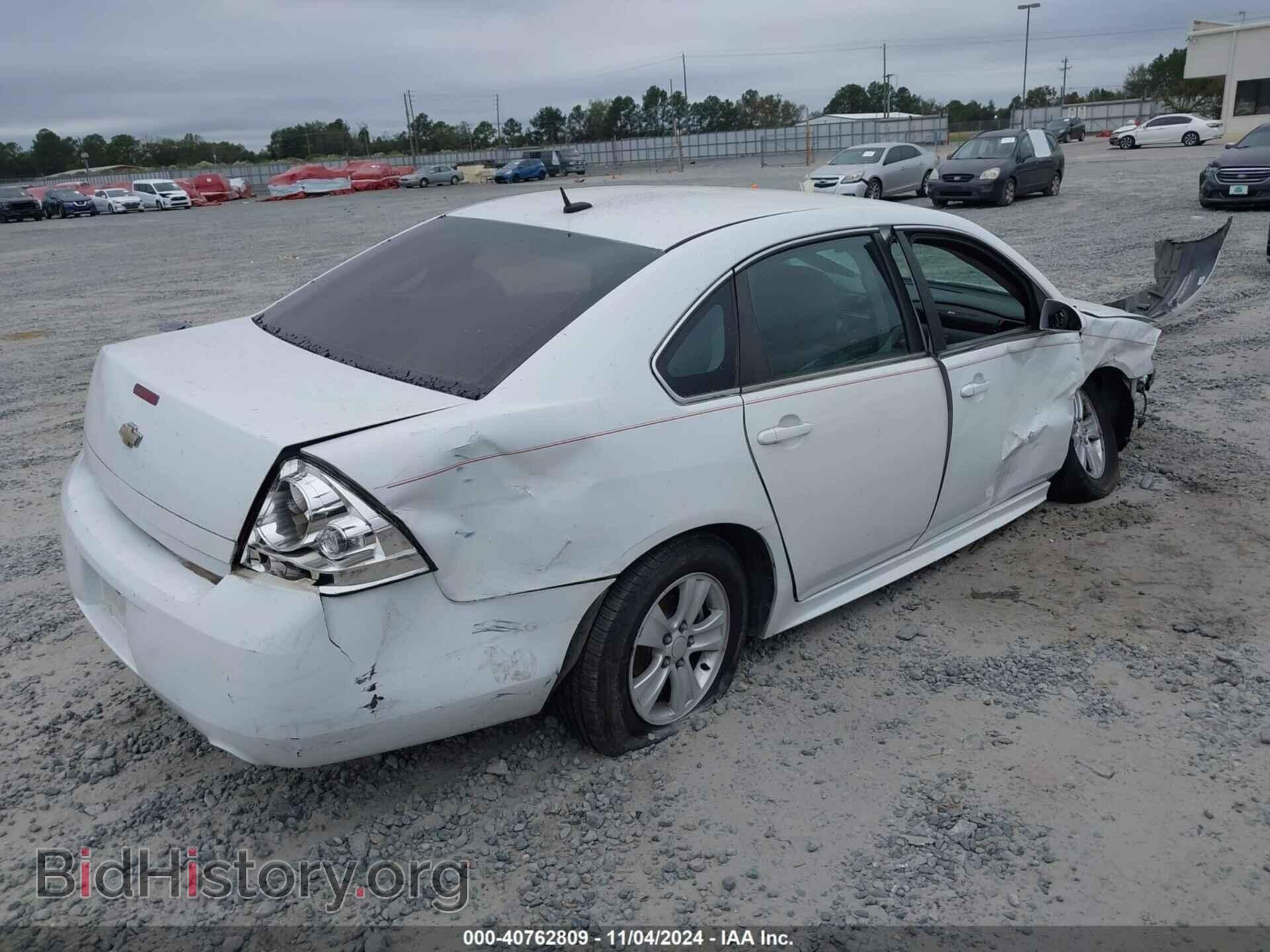 2012 CHEVROLET IMPALA - VIN: 2G1WF5E32C1231461 - Фото 4