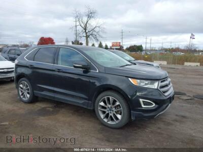 2015 Ford EDGE Titanium, black — VIN 2FMTK4K95FBB59836, IAAI