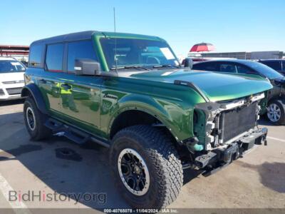2023 Ford BRONCO Badlands, зеленый — VIN 1FMEE5DP3PLB32217, IAAI
