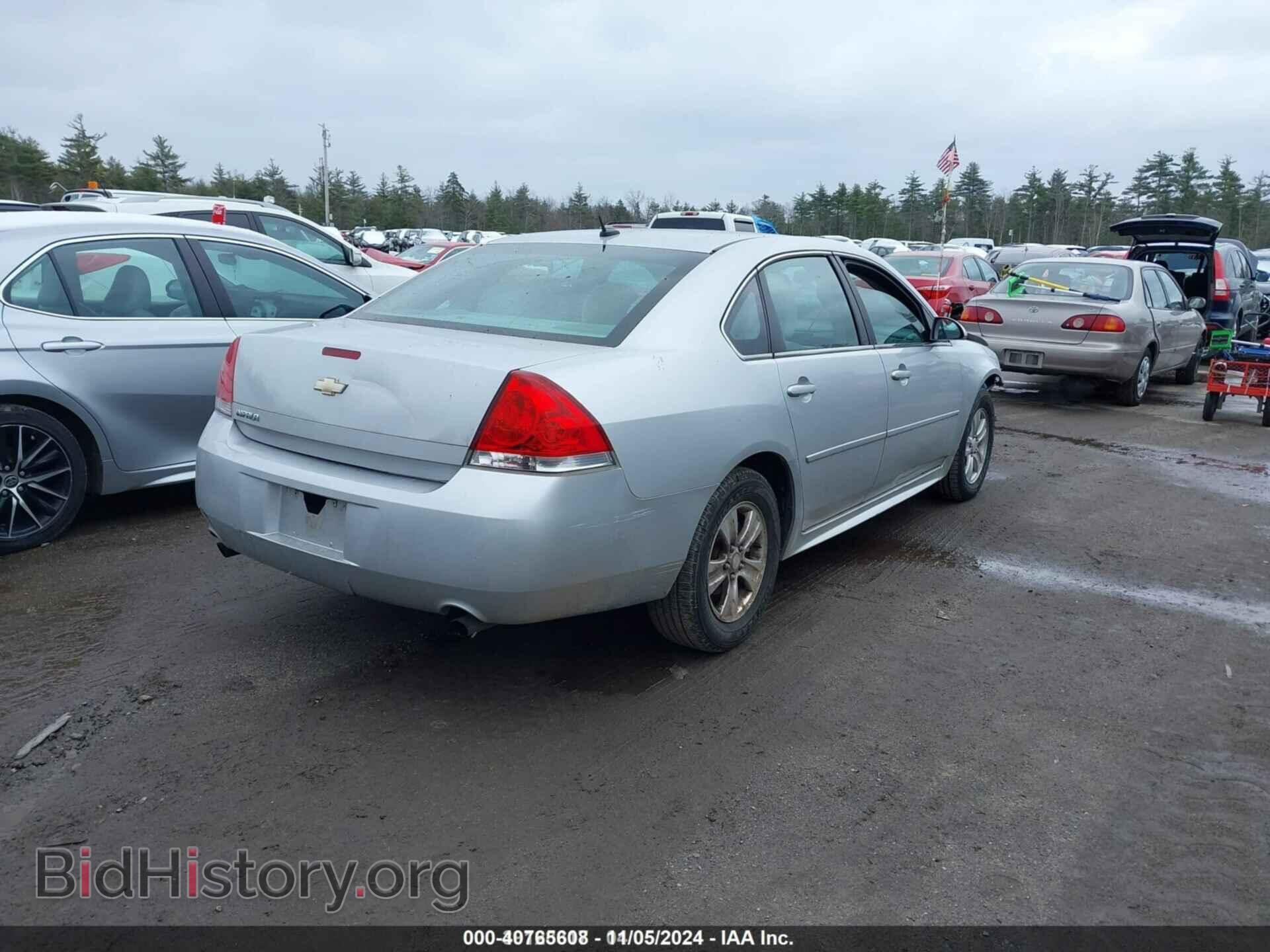 2013 CHEVROLET IMPALA - VIN: 2G1WF5E30D1258658 - Фото 4