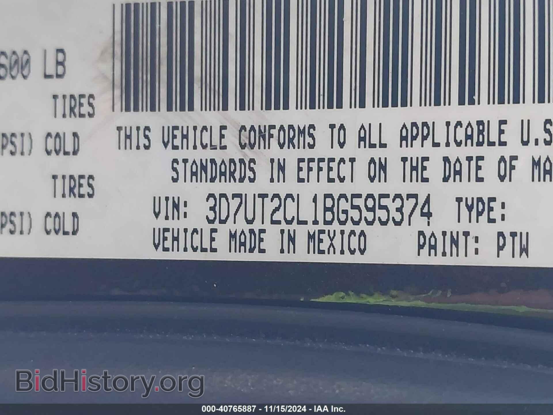 2011 RAM RAM 2500 - VIN: 3D7UT2CL1BG595374 - Photo 9