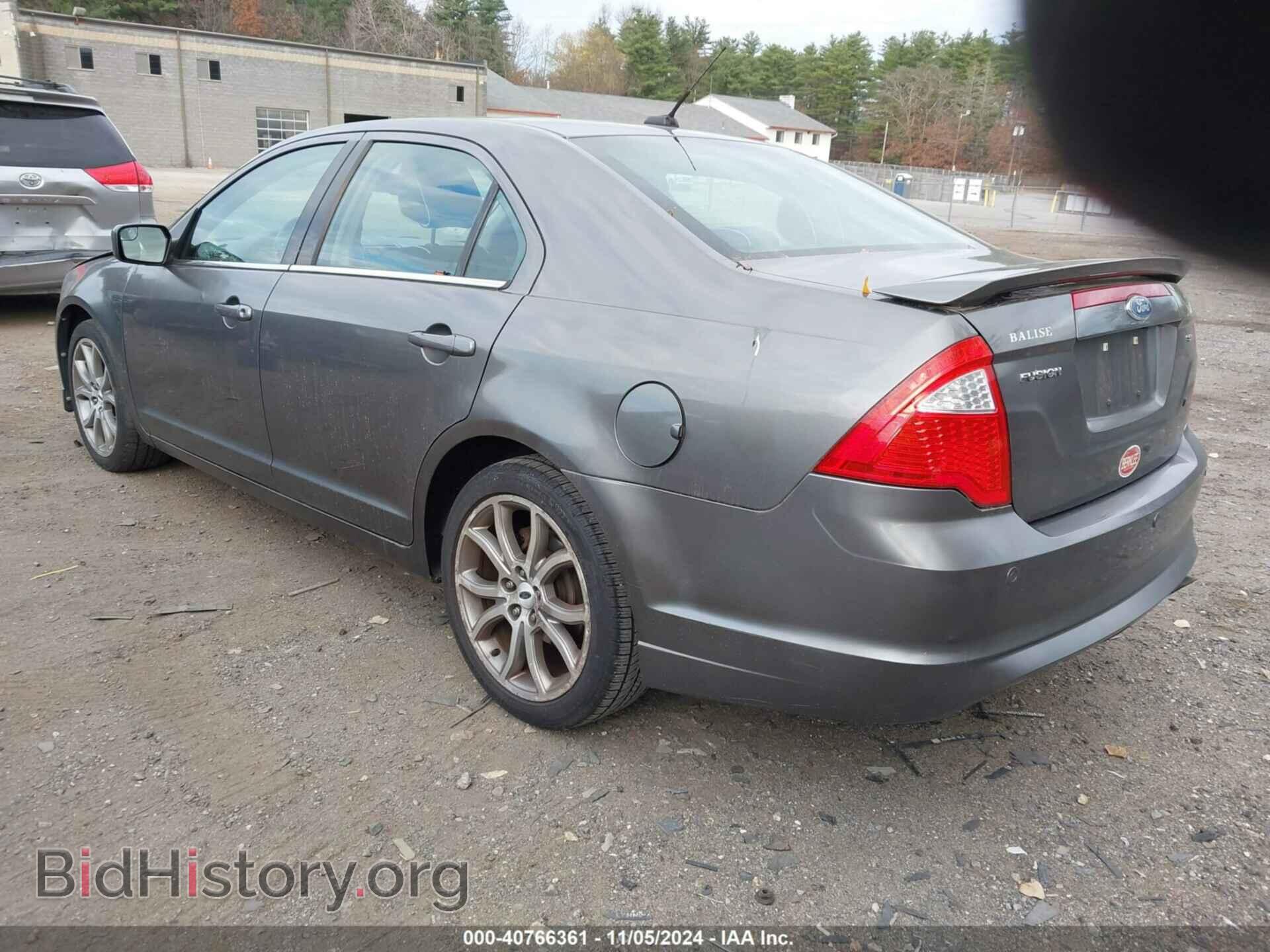 2011 FORD FUSION - VIN: 3FAHP0HA9BR163802 - Фото 3